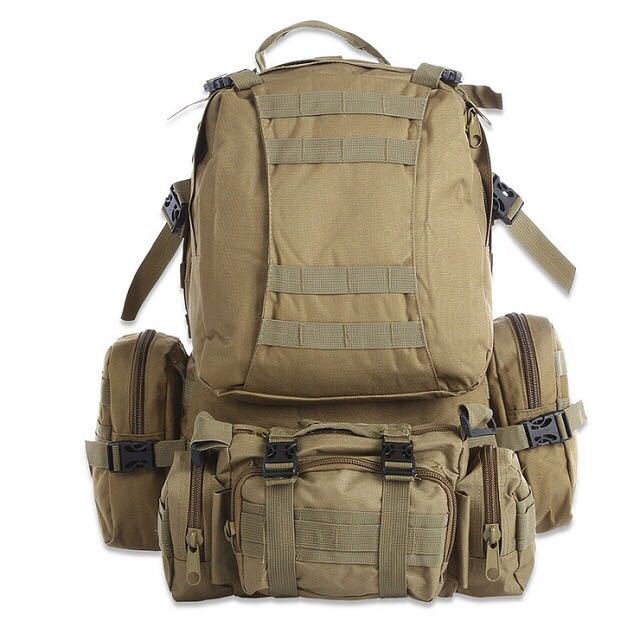 50L Tactical MOLLE Backpack