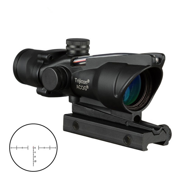 TA31 4x32 ACOG Style Riflescope with Chevron Reticle