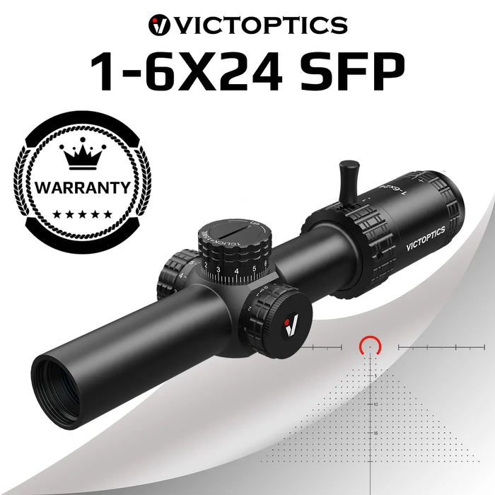 VictOptics S6 1-6x24 SFP LPVO Riflescope