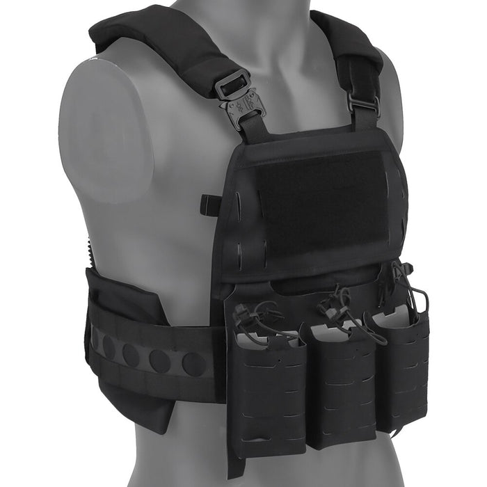 FCPC V5 Tactical Plate Carrier Vest with Triple Magazine Pouch.
