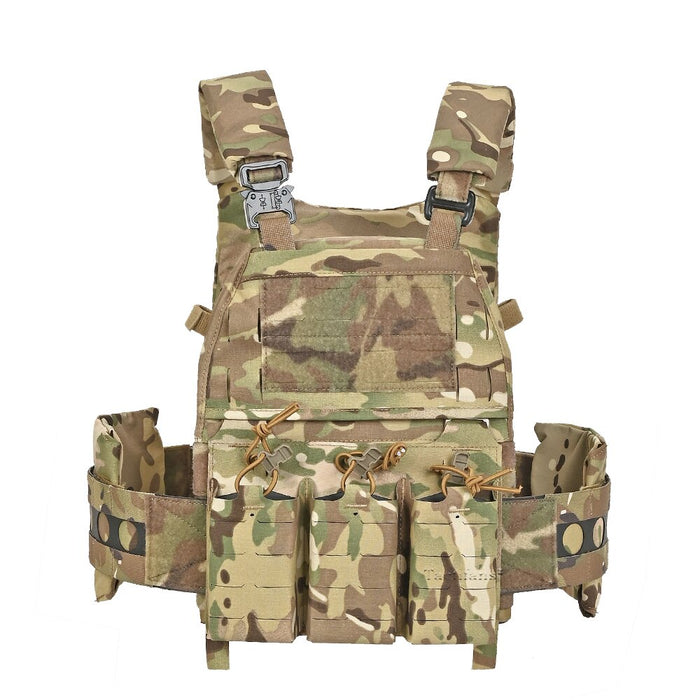 FCPC V5 Tactical Plate Carrier Vest with Triple Magazine Pouch.