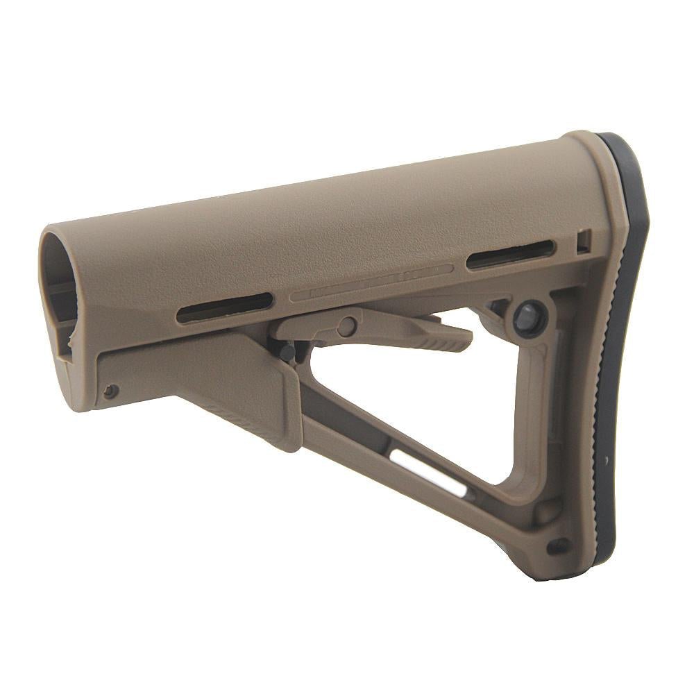 Tan Magpul CTR Style Stock for Airsoft Rifles