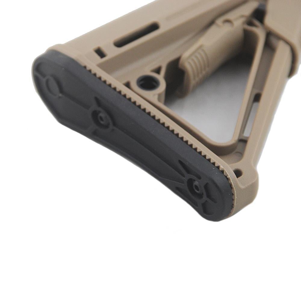 Tan Magpul CTR Style Stock for Airsoft Rifles