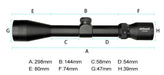 ohhunt 3-9X40 Riflescope + Scope Mounts - Tactical Gear Direct