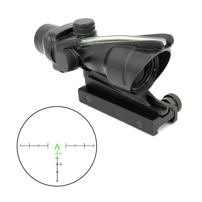 TA31 4x32 ACOG-Style Riflescope with Chevron Reticle